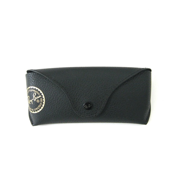 Ray-Ban Black Faux Leather Semi-hard Sunglass Case - Picture 1 of 4
